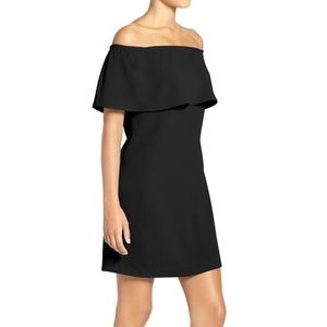 CHARLES HENRY Off Shoulder Little Black Dress Sz S